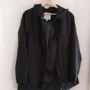A New Day black rain jacket/windbreaker